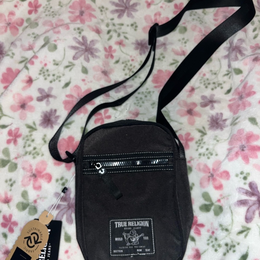 True Religion Black Crossbody Bag